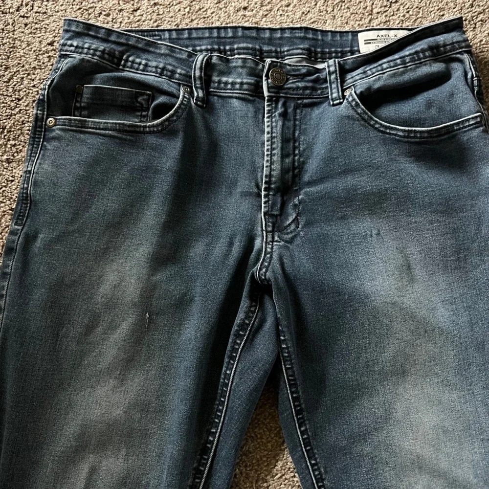 Buffalo David Bitton Jeans Slim Stretch Comfort Fit Blue Wash Mens Size‎ 34x30